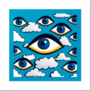 eyes in the sky Posters and Art